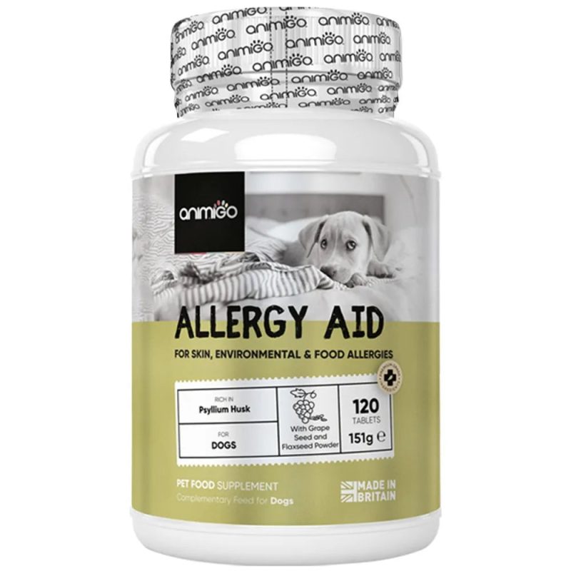 allergy aid tabs uk front